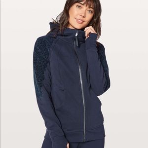 Lululemon floral flock scuba